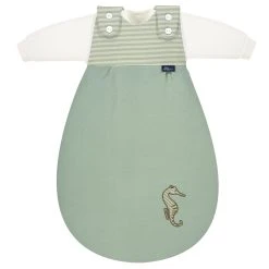 4-Jahreszeiten Schlafsack Alvi Baby-Mäxchen 3Tlg. Gots In Granite Green
