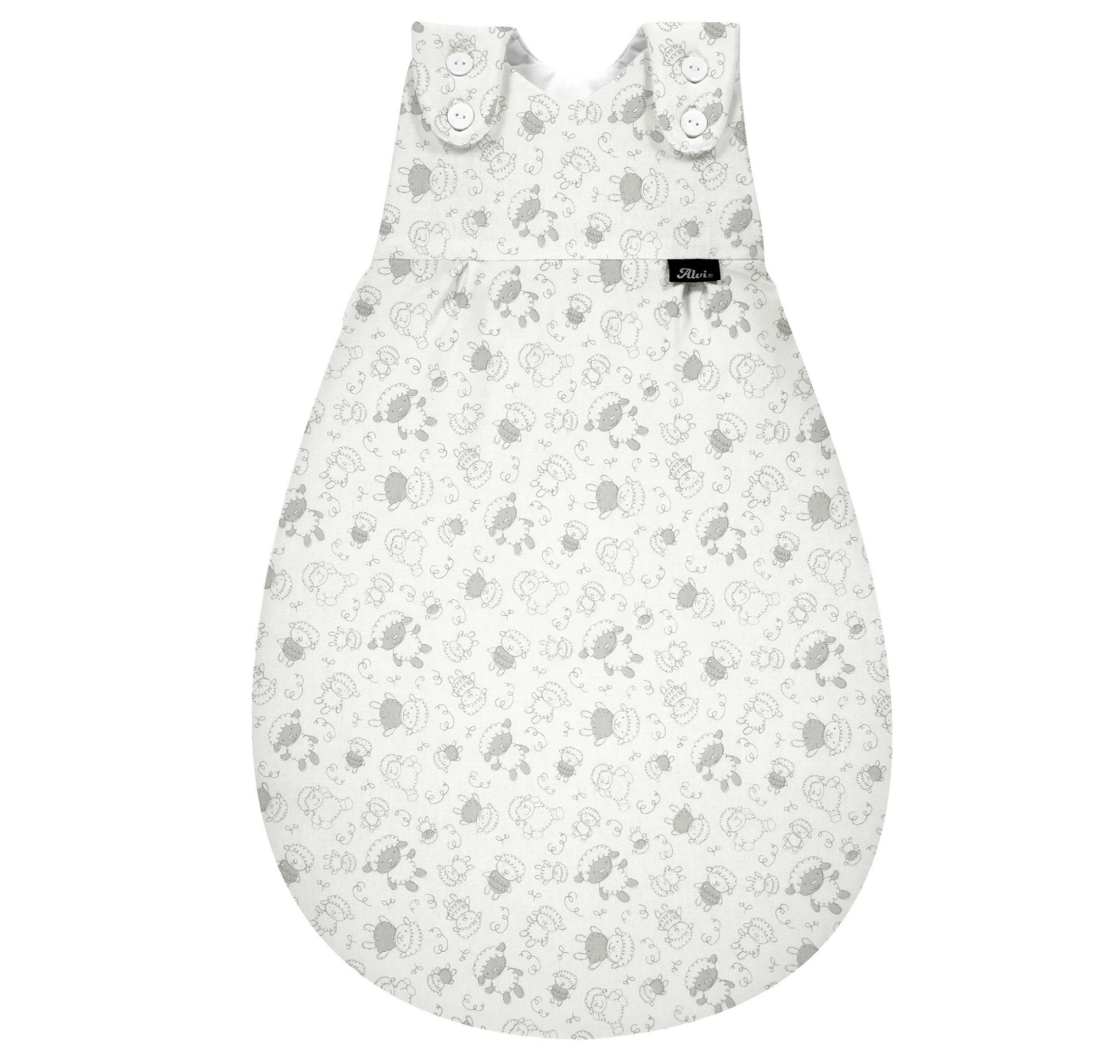 Alvi 4-Jahreszeiten Schlafsack Baby-Mäxchen In Bright White
