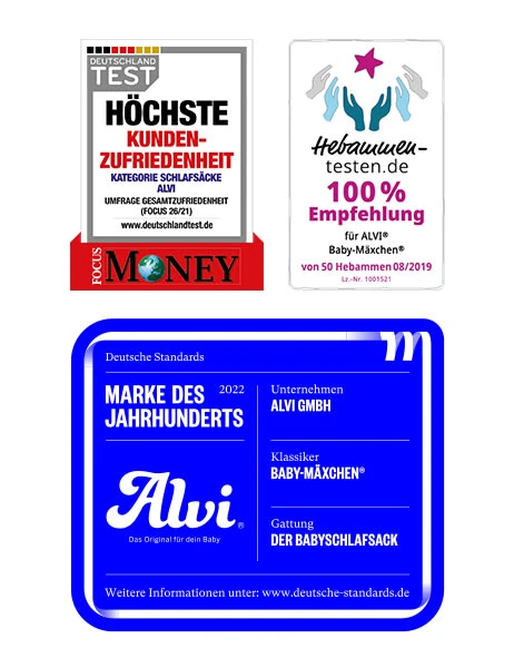 Alvi 4-Jahreszeiten Schlafsack Baby-Mäxchen® Außensack In Blue Melange – Bild 3