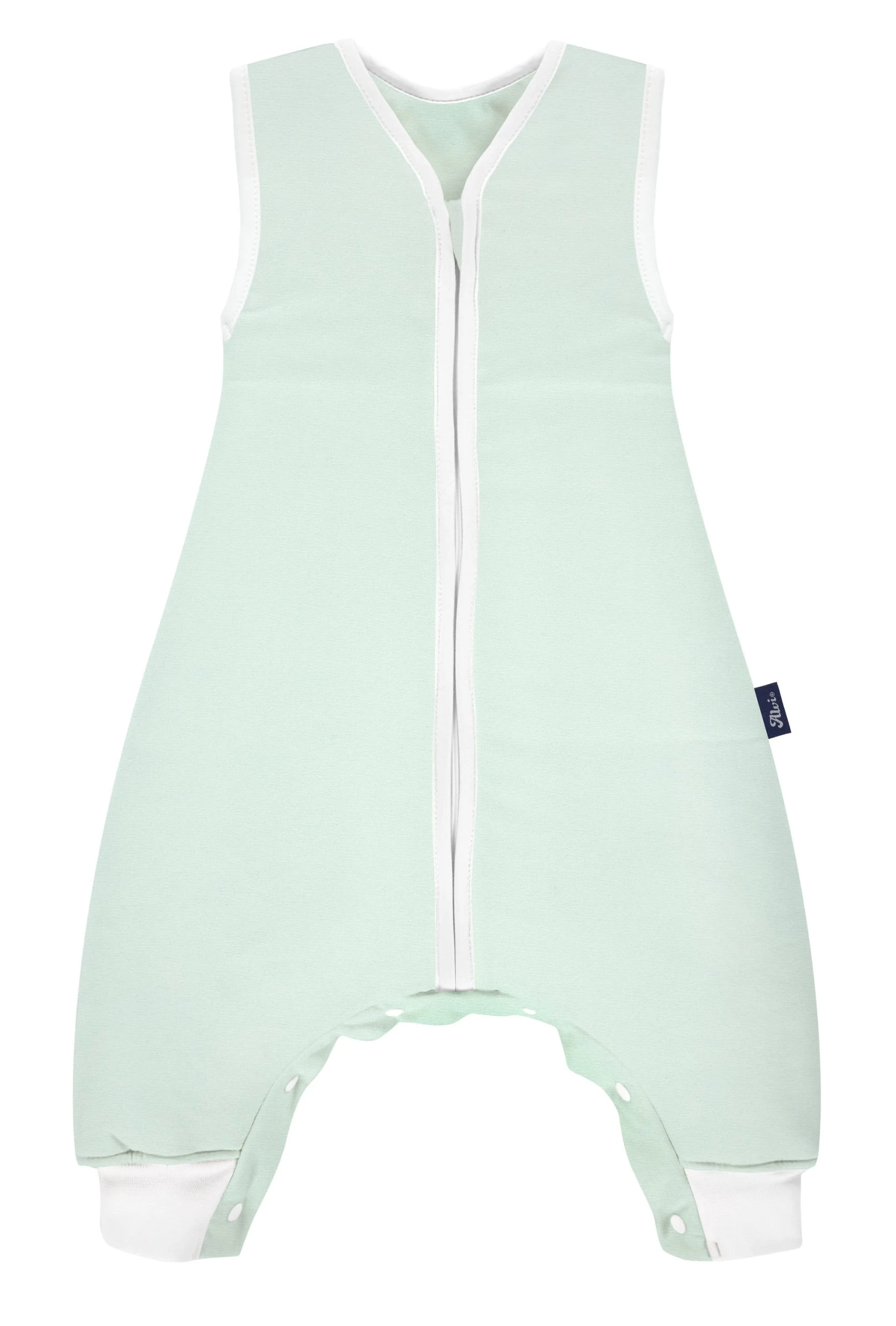 Alvi 4-Jahreszeiten Schlafsack Sleep-Overall Special Fabric F In Dusty Aqua