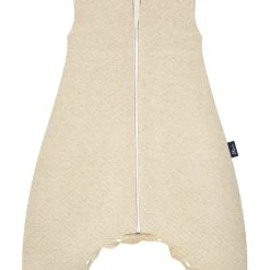 Alvi 4-Jahreszeiten Schlafsack Sleep-Overall Special Fabric In Beige Melange