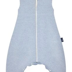 Alvi 4-Jahreszeiten Schlafsack Sleep-Overall Special Fabric In Blue Melange