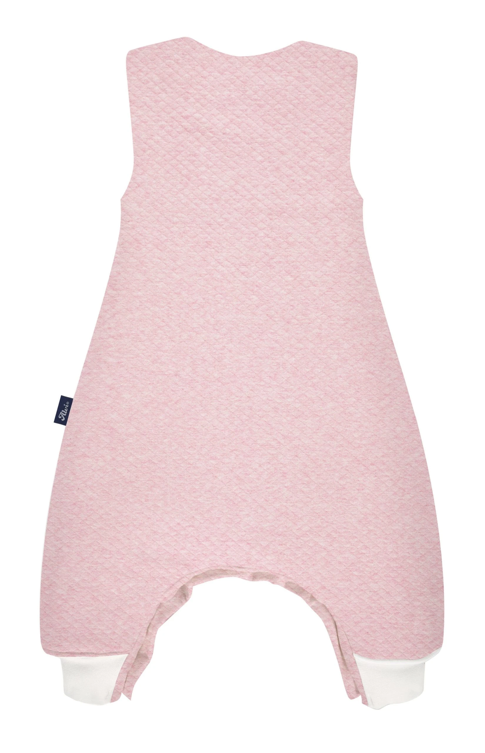Alvi 4-Jahreszeiten Schlafsack Sleep-Overall Special Fabric In Rose Melange – Bild 2