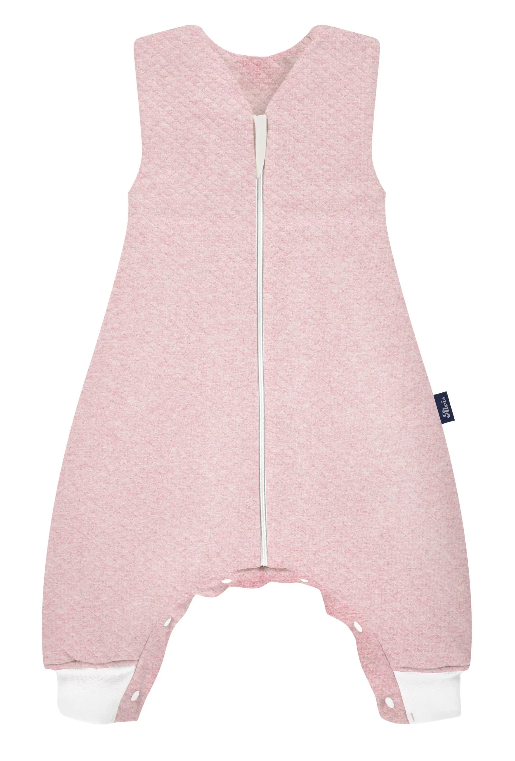 Alvi 4-Jahreszeiten Schlafsack Sleep-Overall Special Fabric In Rose Melange