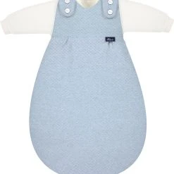 Alvi Baby-Mäxchen Schlafsack 3tlg. Special Fabric Quilt - TOG 3,0 - Aqua, 56/62
