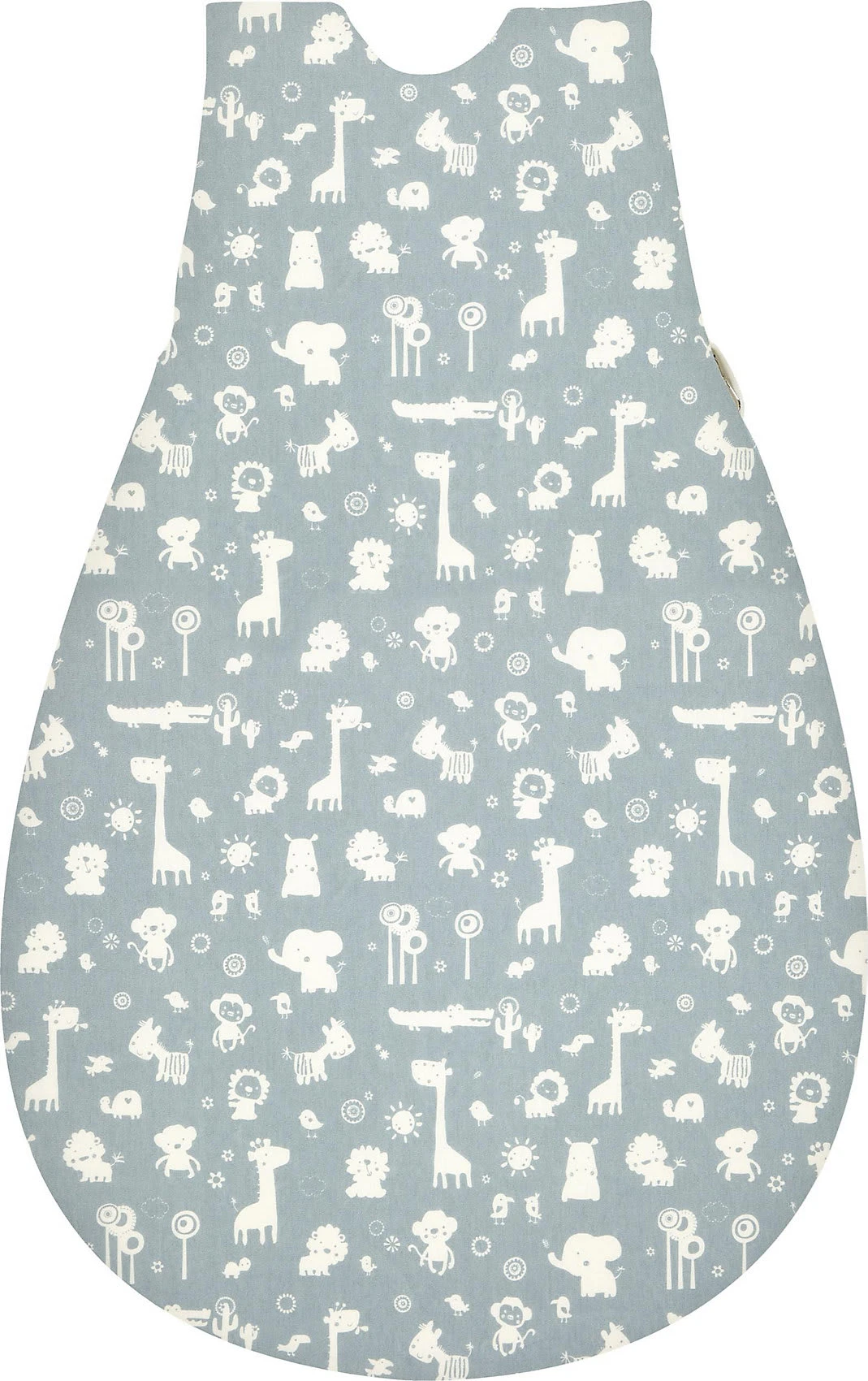 Alvi Baby-Mäxchen Schlafsack 3tlg. - TOG 2,5 - Animals Blau, 56/62 – Bild 2