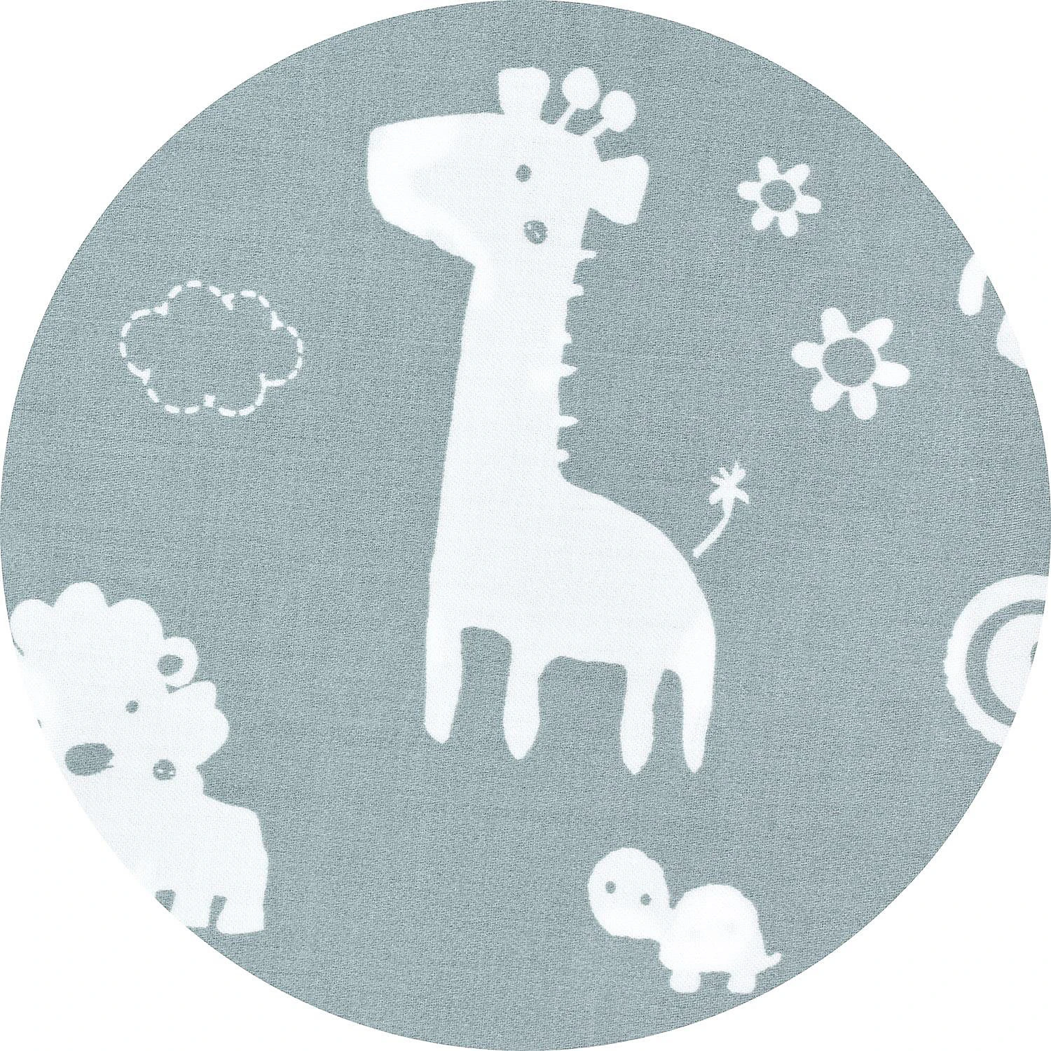 Alvi Baby-Mäxchen Schlafsack 3tlg. - TOG 2,5 - Animals Blau, 56/62 – Bild 3