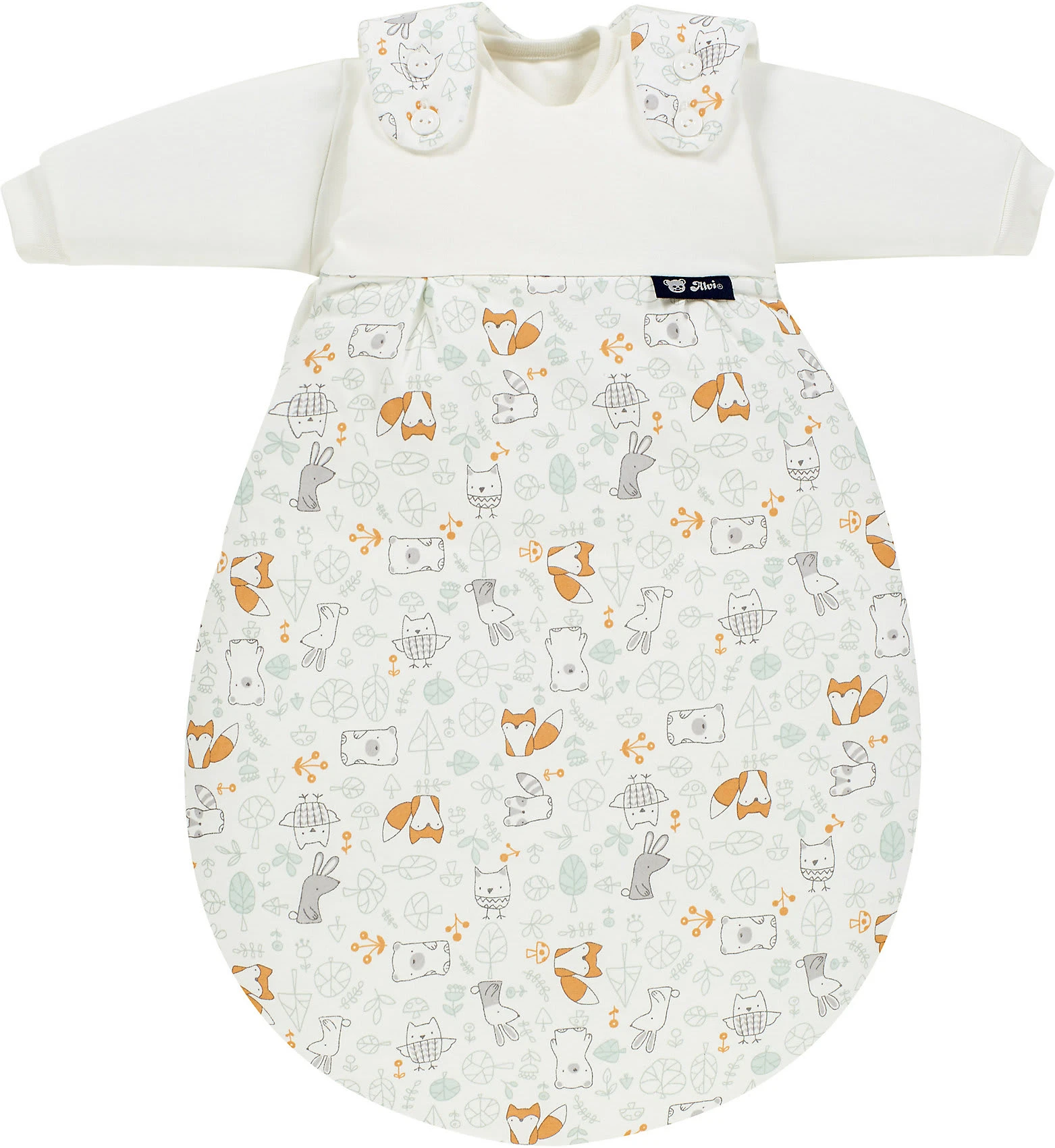 Alvi Baby-Mäxchen Schlafsack 3tlg. - TOG 2,5 - Origami, 50/56