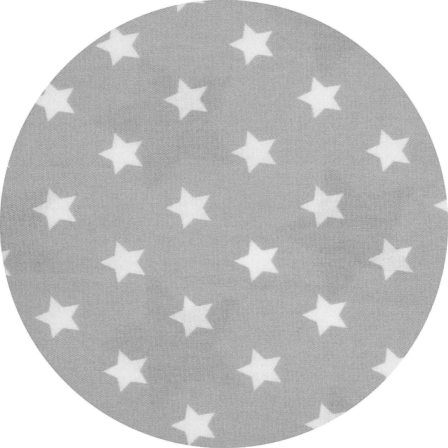 Alvi Babybettwäsche Stars, Baumwolle, Silber, 80 X 80 + 35 X 40 Cm – Bild 4
