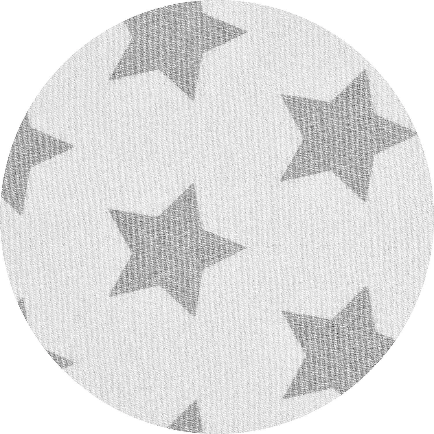 Alvi Babybettwäsche Stars, Baumwolle, Silber, 80 X 80 + 35 X 40 Cm – Bild 5