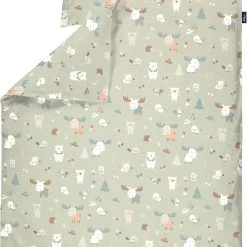 Alvi Bettwäsche Baby Forest, 80 X 80 + 35 X 40 Cm