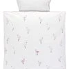 Alvi Bettwäsche-Set "Flamingo" Für Pendelwiege In Weiß