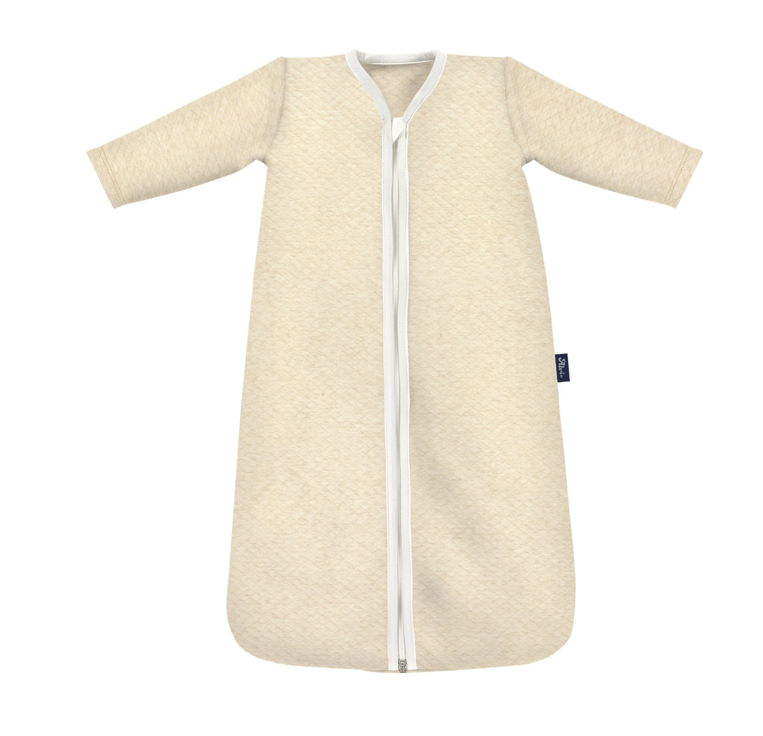 Alvi Set Shirt Tracksuit Special Fabric Quilt In Beige Melange