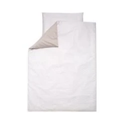 Alvi Wende-Bettwäsche 40x60 / 100x135 Cm In Beige