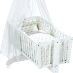 Alvi Wiegengarnitur 3-tlg. Star Rain