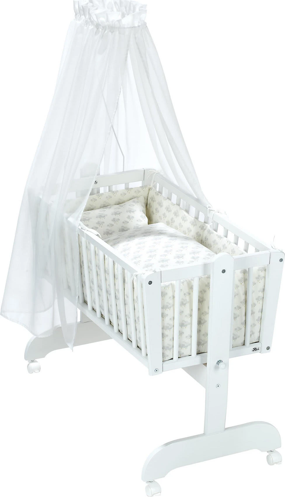 Alvi Wiegengarnitur 3-tlg. Star Rain
