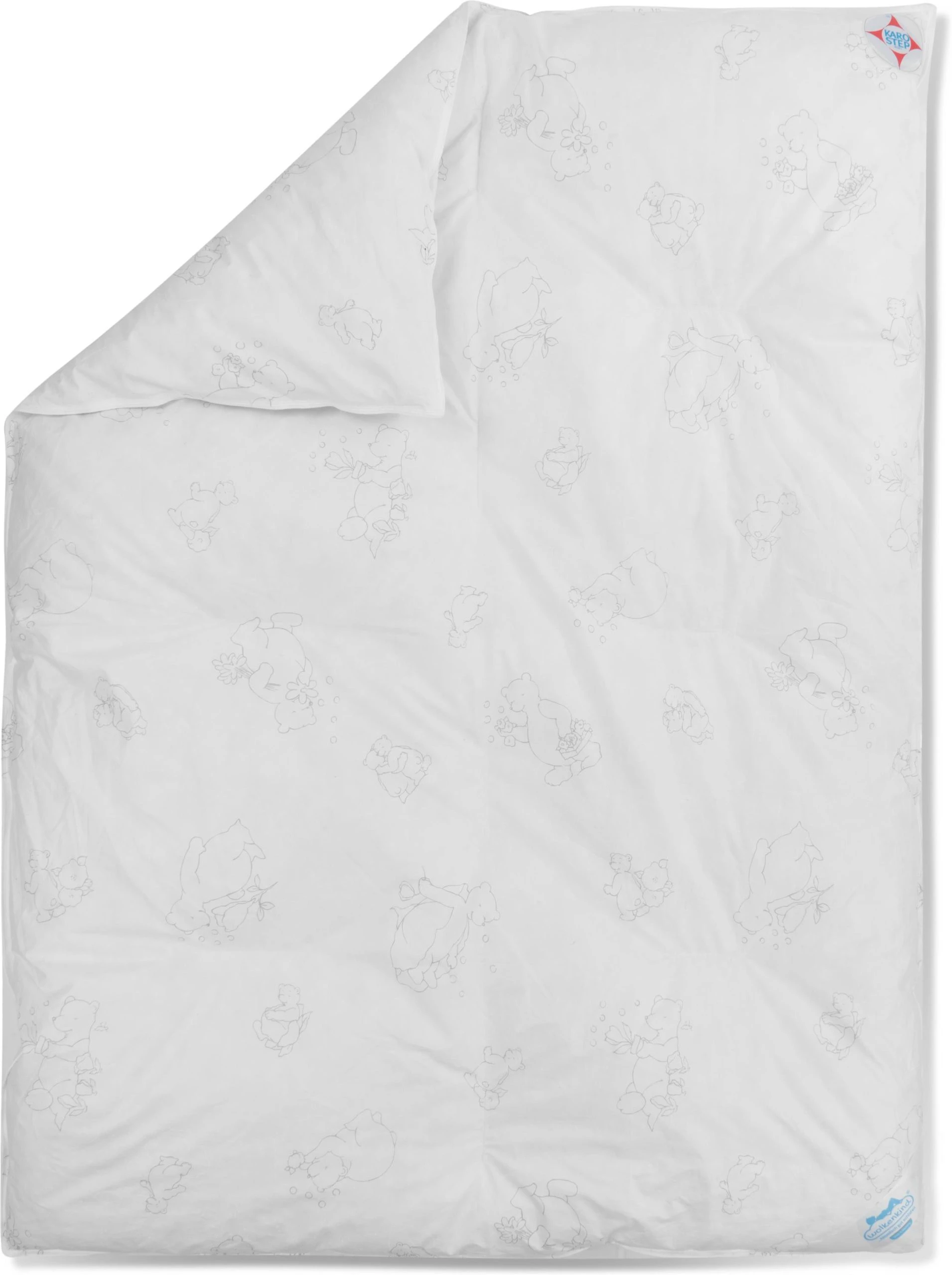 Aspero Baby Steppbett 500 G In Weiß