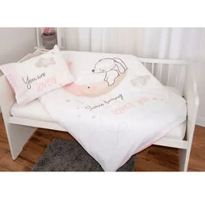 Baby Best® Flanell-Bettwäsche 40x60 / 100x135 Cm In Pink – Bild 3