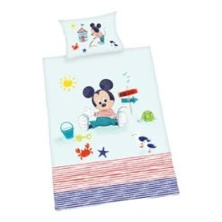 Baby Best® Renforcé Wende-Bettwäsche 40x60 / 100x135 Cm In Blau