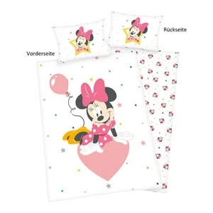 Baby Best® Renforcé Wende-Bettwäsche 40x60 / 100x135 Cm In Weiß – Bild 2