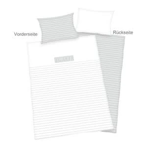 Baby Best® Renforcé Wende-Bettwäsche 40x60 / 100x135 Cm In Weiß – Bild 2