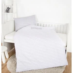 Baby Best® Renforcé Wende-Bettwäsche 40x60 / 100x135 Cm In Weiß – Bild 3