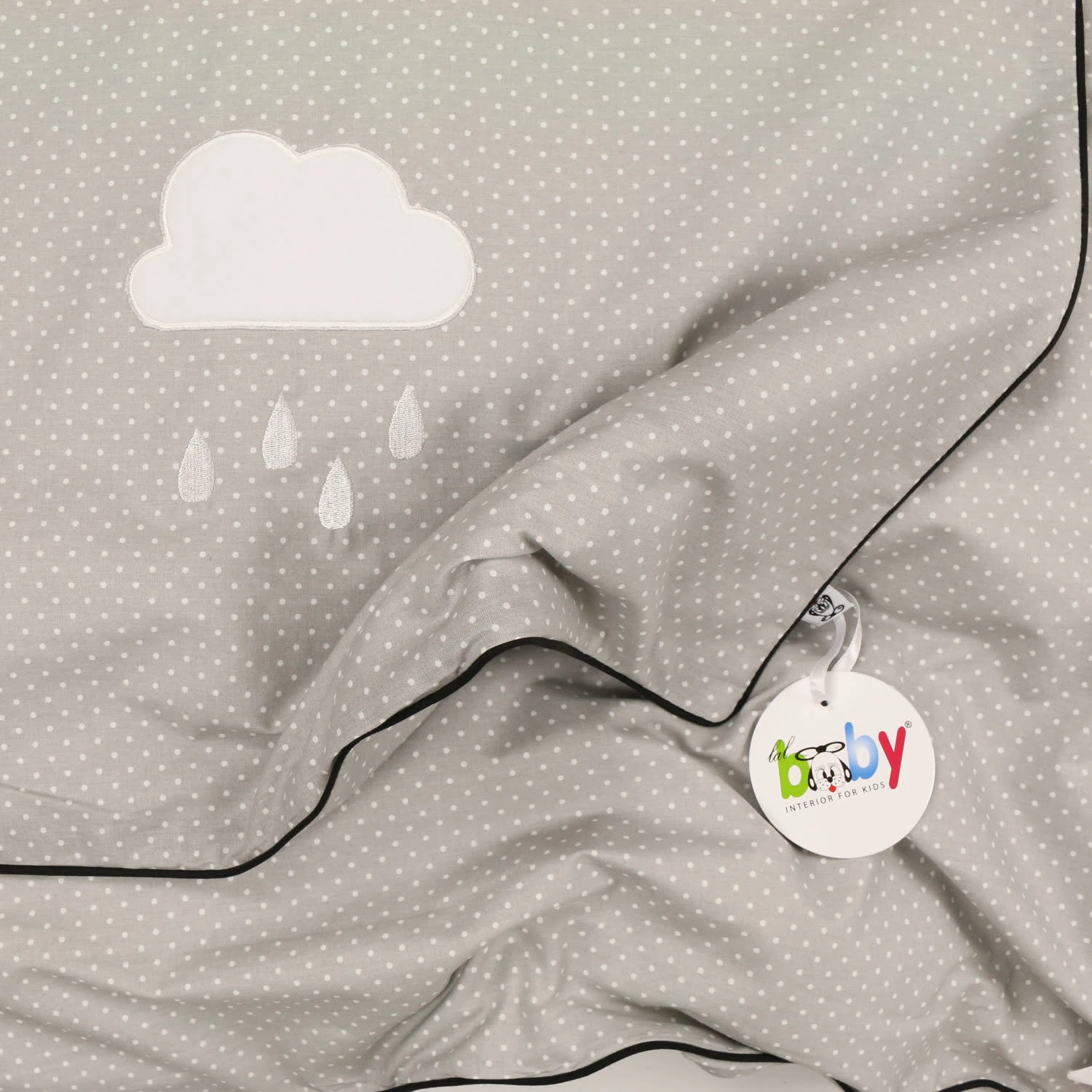 BABY LAL® Kinderbettwäsche "BE-WILD" In Grau - (L) 135 X (B) 100cm – Bild 3