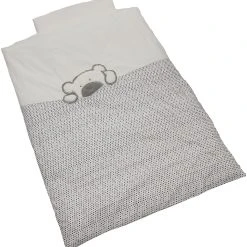 Be Be's Collection Bettwäsche Bärchen, Baumwolle, Beige, 100x135 + 40 X 60 Cm