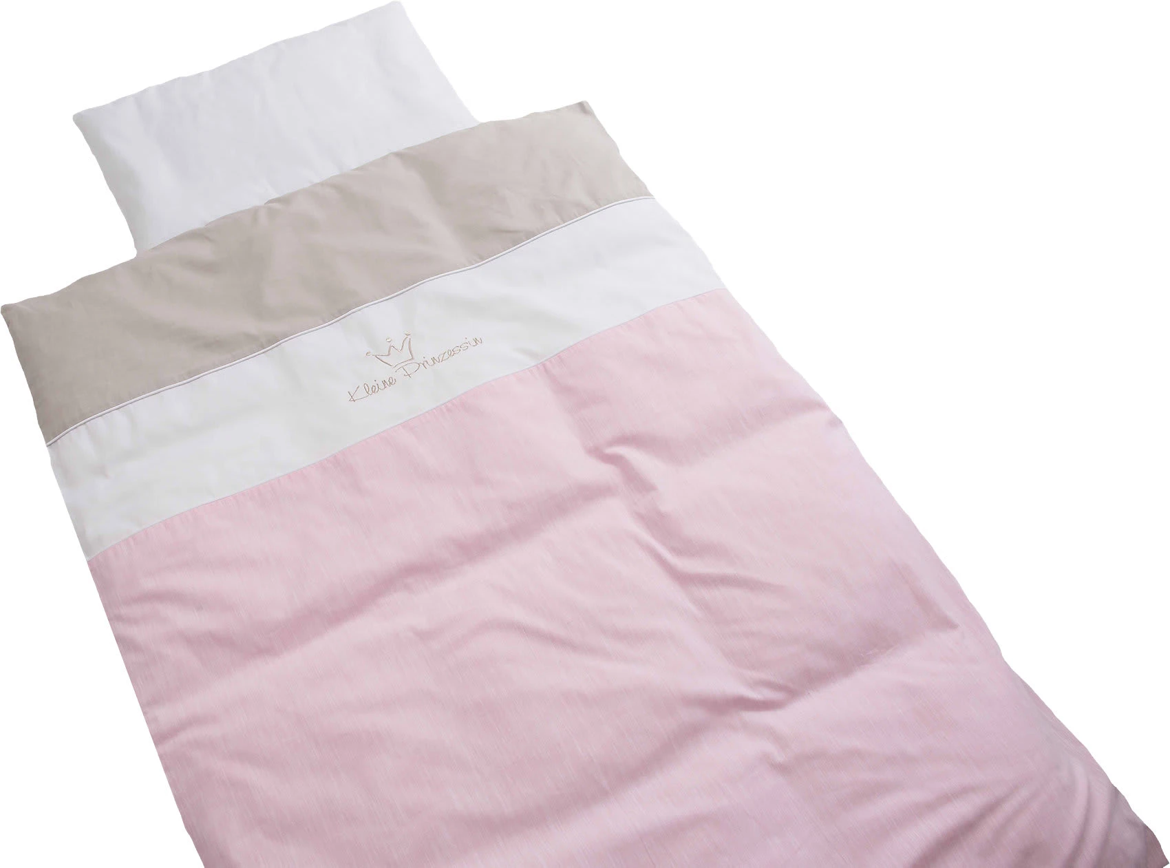 Be Be's Collection Kinderbettwäsche Kleine Prinzessin, Rosa, 100 X 135 Cm