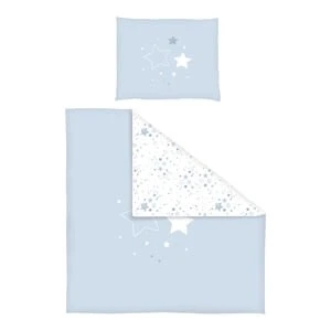 Bornino Home Wende-Bettwäsche Milchstraße 35x40 / 80x80 Cm In Blau