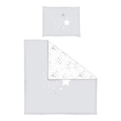 Bornino Home Wende-Bettwäsche Milchstraße 35x40 / 80x80 Cm In Grau