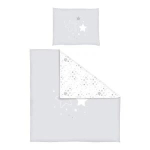 Bornino Home Wende-Bettwäsche Milchstraße 35x40 / 80x80 Cm In Grau
