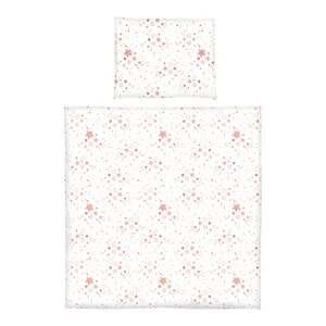 Bornino Home Wende-Bettwäsche Milchstraße 35x40 / 80x80 Cm In Rosa – Bild 4