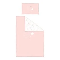 Bornino Home Wende-Bettwäsche Milchstraße 40x60 / 100x135 Cm In Rosa