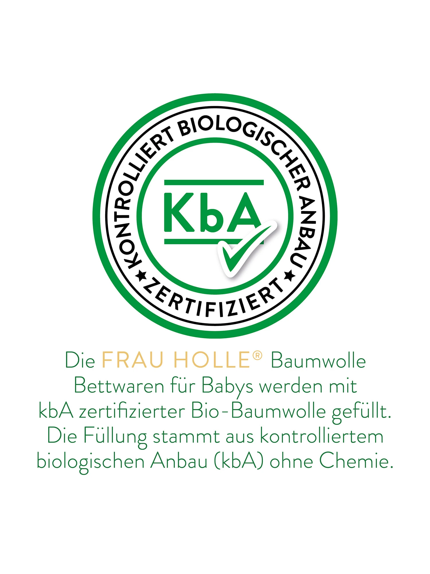 Frau Holle Babyflocke Bettdecken In Naturweiss – Bild 4