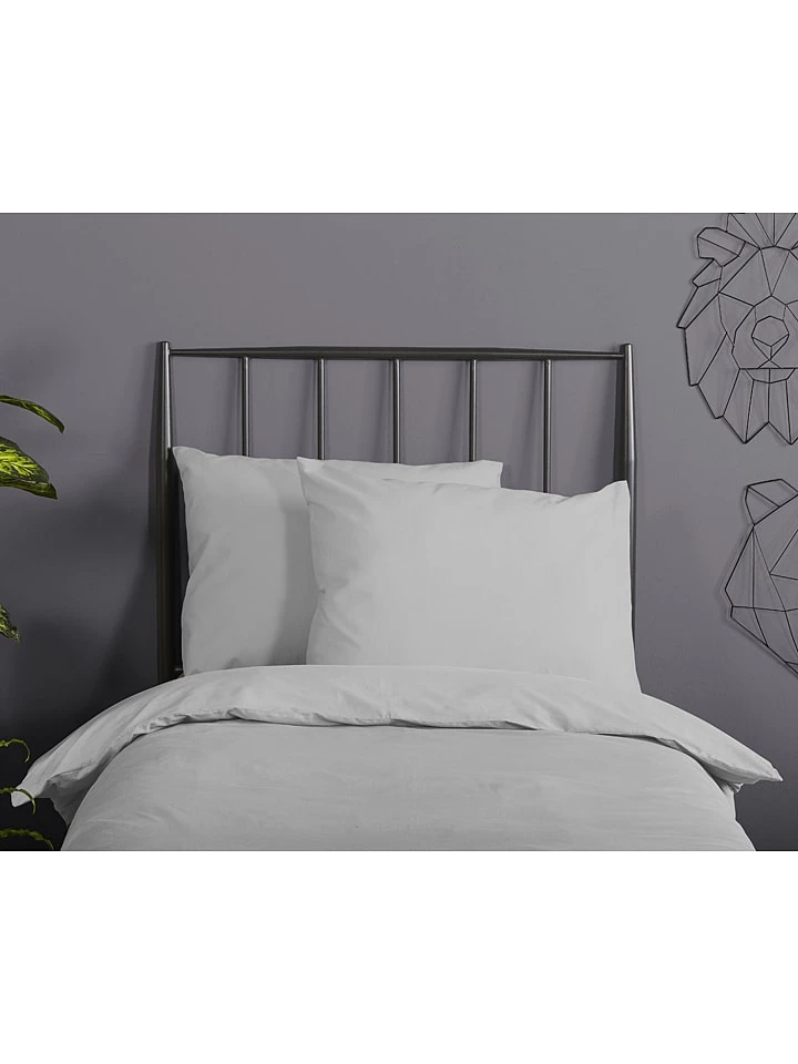 GOOD MORNING Bettwäsche-Set "Easy Care" In Grau – Bild 4