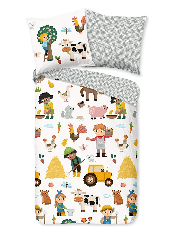 GOOD MORNING Bettwäsche-Set "Farm" In Bunt