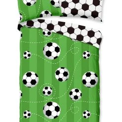 GOOD MORNING Bettwäsche-Set "Soccer" In Grün