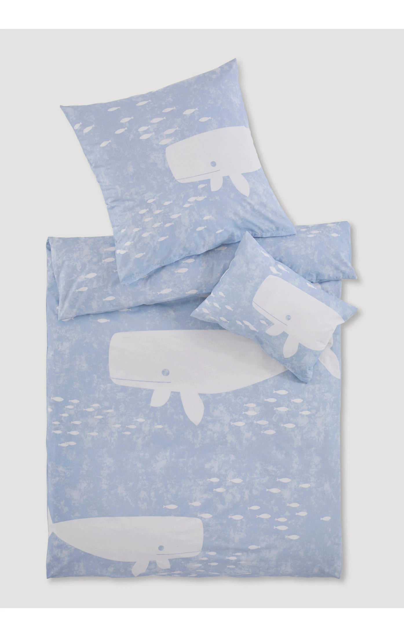 Hessnatur Renforcé-Bettwäsche-Set In Helles Jeansblau – Bild 4