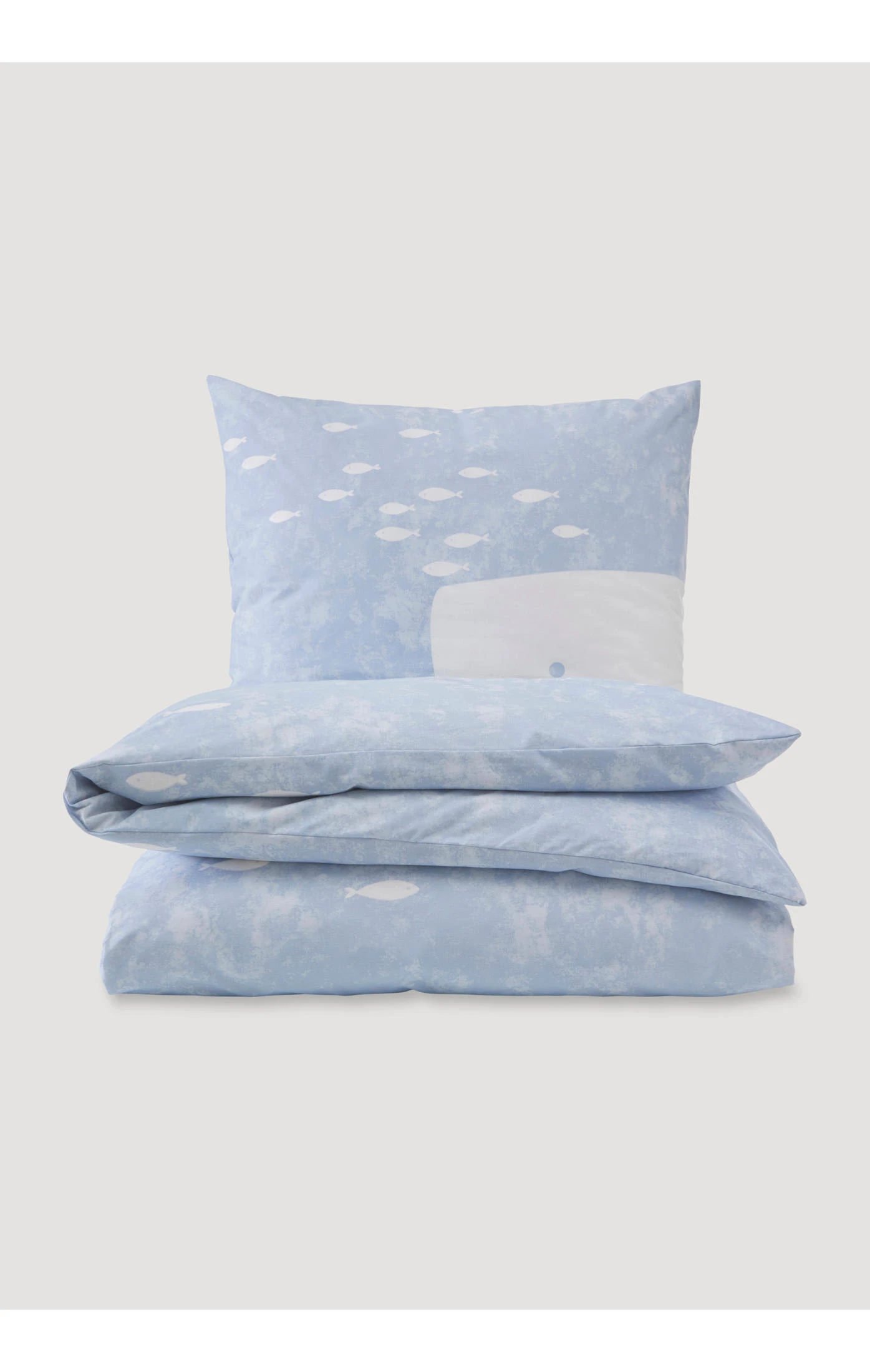 Hessnatur Renforcé-Bettwäsche-Set In Helles Jeansblau