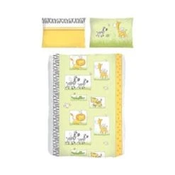 IDO Biber-Bettwäsche 40x60 / 100x135 Cm In Grün