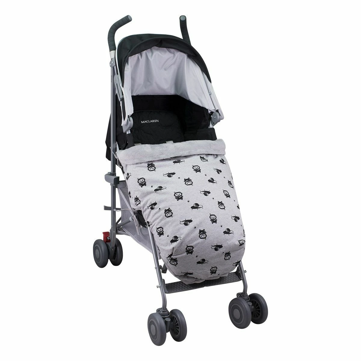 Janabebé By Jyoko Universal Blanket Tasche Mit Wintervlies In Space Robot – Bild 2