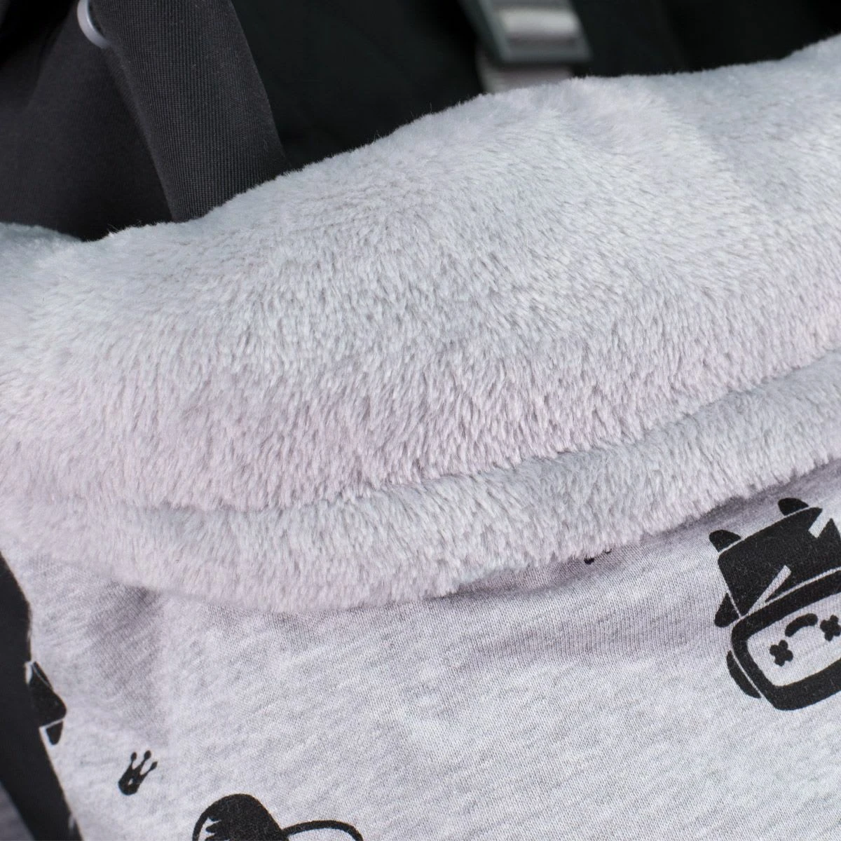 Janabebé By Jyoko Universal Blanket Tasche Mit Wintervlies In Space Robot – Bild 3