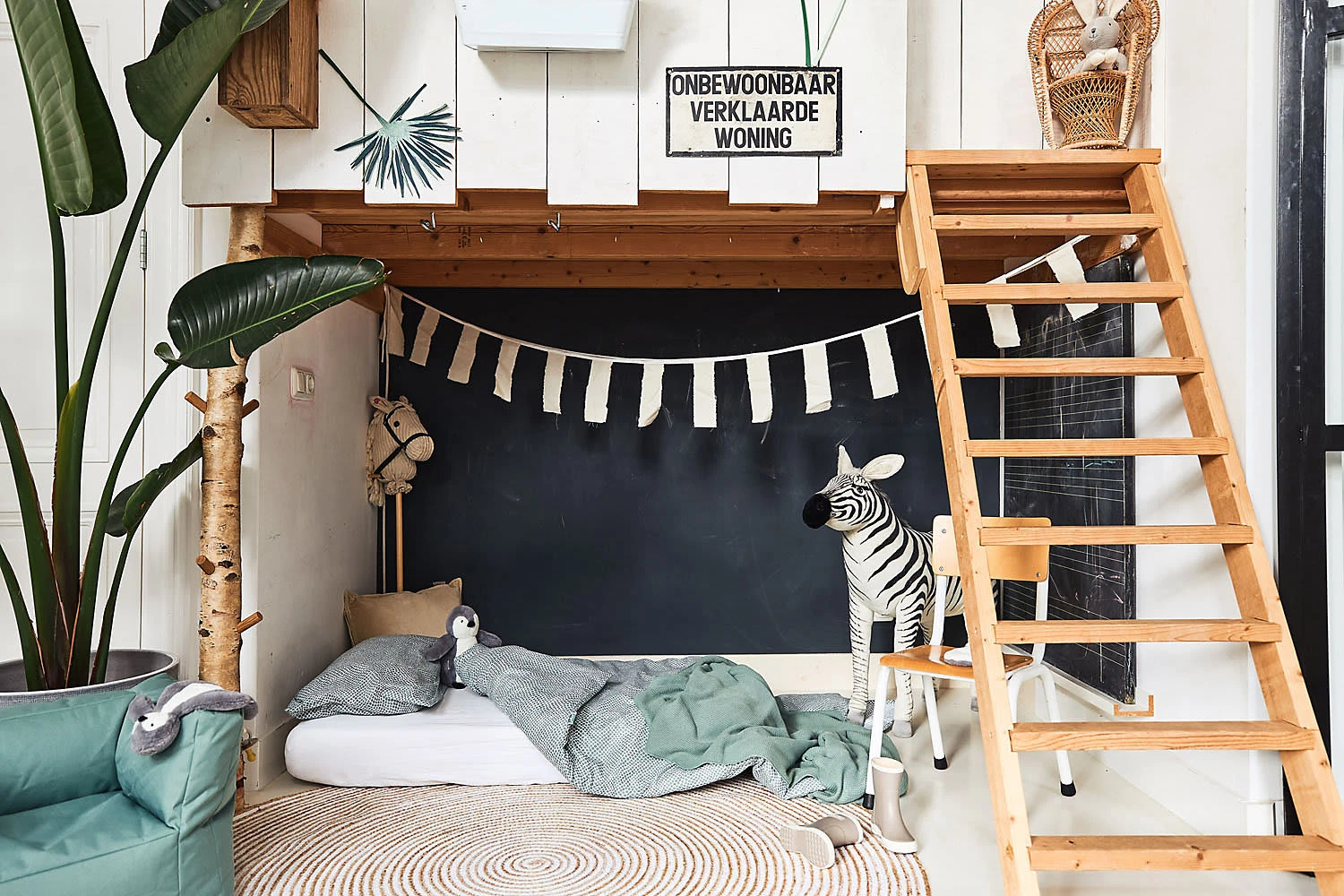 Jollein Bettwäsche, 100 X 140 + 40 X 60 Cm, Snake Ash Green – Bild 2