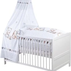 Julius Zöllner Bettset Schmusebär, Linon, 3-tlg.