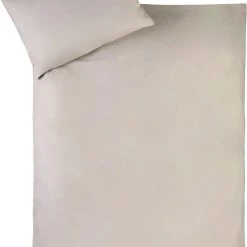 Julius Zöllner Bettwäsche Uni Taupe, 100 X 135 Cm