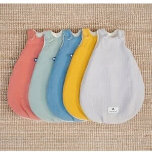 Julius Zöllner Ganzjahresschlafsack Terra Musselin 2.5 TOG In Blau – Bild 4