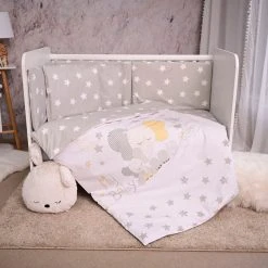 Lorelli Babybettwäsche Set Smile 6-tlg In Grau