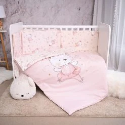 Lorelli Babybettwäsche Set Smile 6-tlg In Rosa