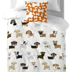 Mr. Fox Bettwäsche-Set "Dogs" In Weiß/ Bunt